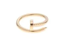 Cartier　カルティエ　ジュストアンクル　 リング　K18イエローゴールド　55号　約7.6g　2143000725325【432】