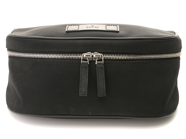 GUCCI　グッチ　シェリーライン ボディバッグ　ブラック　キャンバス/レザー　630920【431】 2143000725455