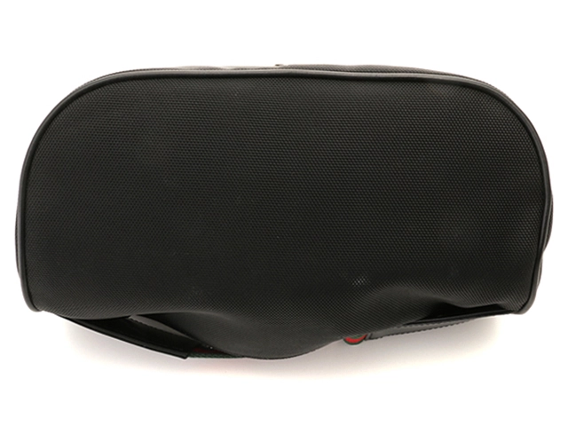 GUCCI　グッチ　シェリーライン ボディバッグ　ブラック　キャンバス/レザー　630920【431】 2143000725455