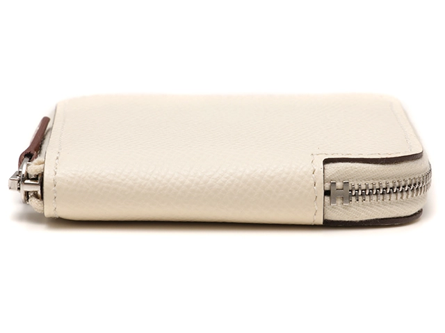 HERMES　エルメス　アザップシルクインコインケース　ナタ　ヴォーエプソン　シルバー金具　U刻印（2022年頃）【433】2143000725721