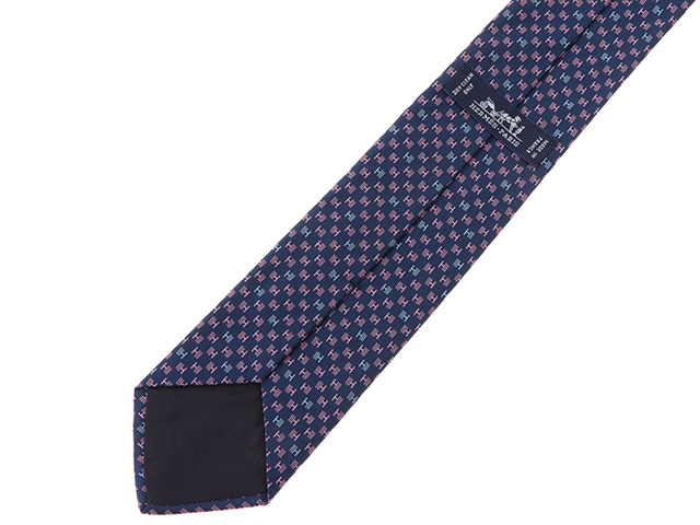 HGBY071/美品 HERMES ネクタイ 両大剣 リバーシブル 幅6cm 紺 楽天市場】【新品】エルメス HERMES ネクタイ シルクツイルタイ