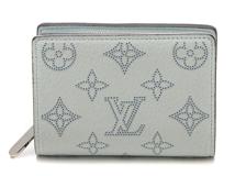 LOUIS VUITTON ルイヴィトン ポルトフォイユ･クレア マヒナ ライトブルー M82330 2143000726193 【432】