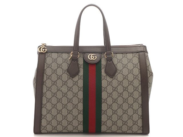 GUCCI グッチ オフィディア 2wayトートバッグ ベージュ/ダーク