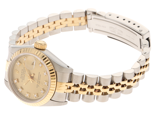 ROLEX ロレックス S番 デイトジャスト 自動巻き レディース YG