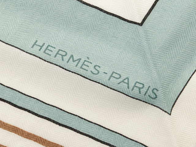 HERMES エルメス 品質タグ取れ 糸ほつれ有り ストール