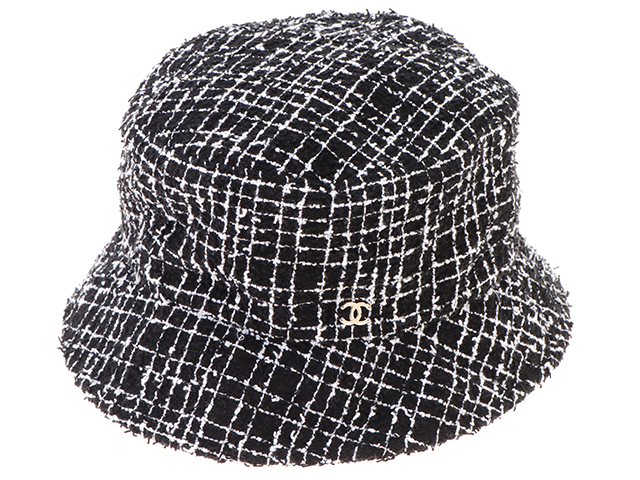 CHANEL シャネル 帽子 バケットハット AA9467 B14134 ブラック