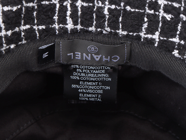 CHANEL シャネル 帽子 バケットハット AA9467 B14134 ブラック  