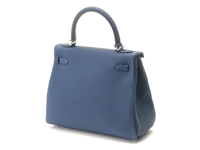 現品特価！ケリー25エトゥープ 内縫い・本物 のトゴ革・2A 領収書