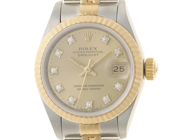 わたあめ ROLEX ロレックス 69173 68273 YG/SS デイトジャスト