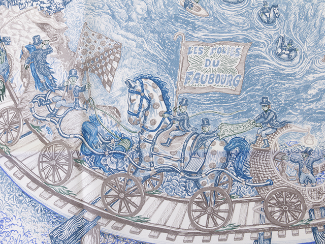 未使用品！　エルメス　スカーフ　現行品　カレ90 クレイジーフォーブル　2024 カレ 90 《クレイジー・フォーブル》 | Hermès - エルメス-公式