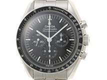 OMEGA オメガ スピードマスタープロフェッショナル ドミノピザ Wネーム 310.30.42.50.01.00﻿1 SS ステンレススチール ブラック文字盤 手巻き 【460】2143000728920