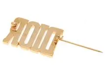 dior ディオル　ブローチ Dior ディオル Diorロゴブローチ メタル（GP） レジンパール