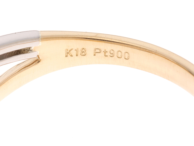 JEWELRY ジュエリー リング K18ゴールド/PT900 #9 ダイヤモンド