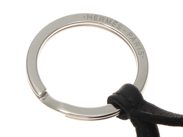 HERMES エルメス カルメン・ウノドス ブラック/エトゥープ/SV
