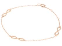 TIFFANY＆CO　ティファニー　インフィニティ　ブレスレット　K18ピンクゴールド　2.1g　【471】