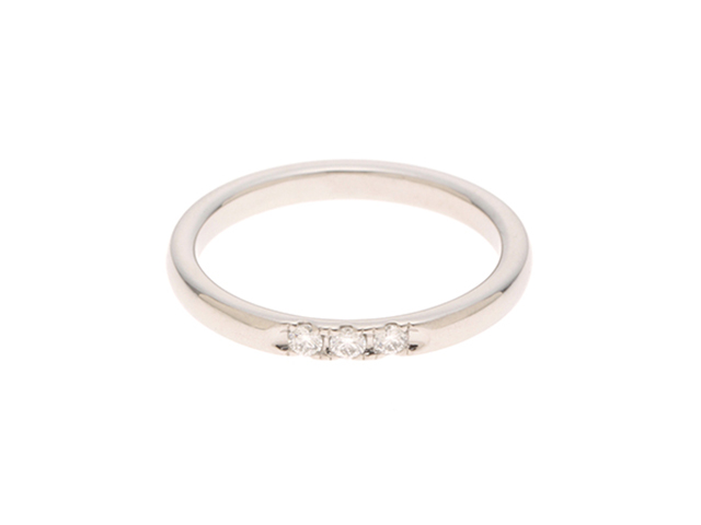 MIKIMOTO ミキモト リング PT950プラチナ 日本サイズ7号 ダイヤモンド