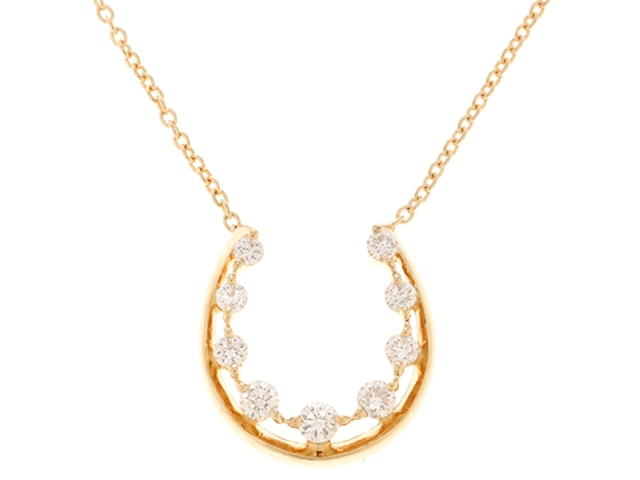 DIAMOND HORSESHOE NECKLACE(2XN0456)Pt950 ネックレス｜スタージュエリー公式オンラインストア スタージュエリー　STAR JEWELRY ホースシューネックレス