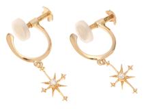 STAR JEWELRY　スタージュエリー　ピアス　K18　ダイヤモンド【431】