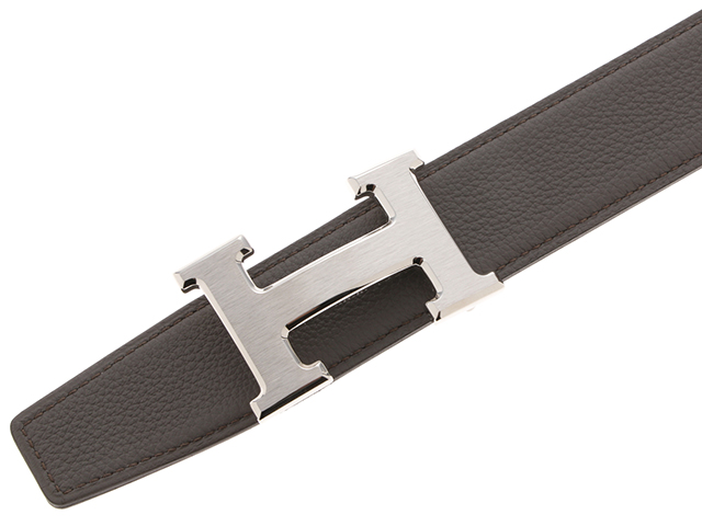 hermes 32mmベルト用バックルのみ ベルトバックル 《Hストリエ》 & レザーベルト 32 mm | Hermès