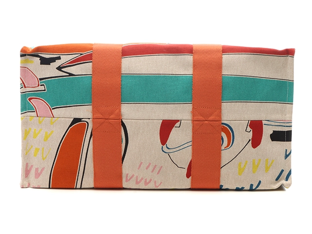 HERMES 　エルメス　ハンドバッグ　トートバッグ　セバスド　ブラージュ　ナチュラル・オレンジ・マルチ 　ポーチあり　【472】HA