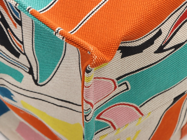 HERMES 　エルメス　ハンドバッグ　トートバッグ　セバスド　ブラージュ　ナチュラル・オレンジ・マルチ 　ポーチあり　【472】HA