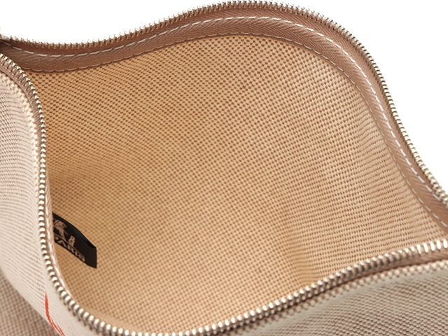 HERMES 　エルメス　ハンドバッグ　トートバッグ　セバスド　ブラージュ　ナチュラル・オレンジ・マルチ 　ポーチあり　【472】HA