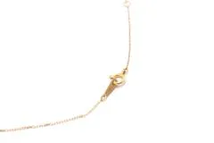 JEWELRY ノンブランドジュエリー リボンモチーフ ネックレス K18PG ピンクゴールド ダイヤモンド 0.10ct 【460】2143000734365