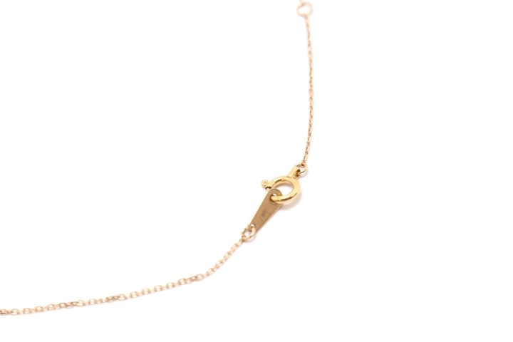 JEWELRY ノンブランドジュエリー リボンモチーフ ネックレス K18PG ピンクゴールド ダイヤモンド 0.10ct 【460】2143000734365