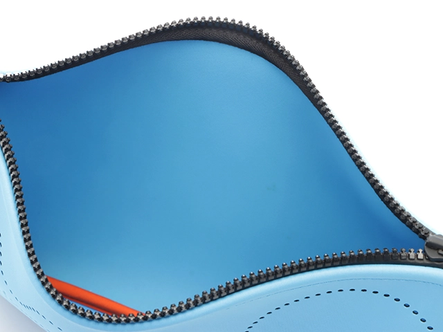 HERMES　エルメス　ネオバン　プルプフィクション　MM　ブルー　ナイロン　ポリウレタン【472】YI