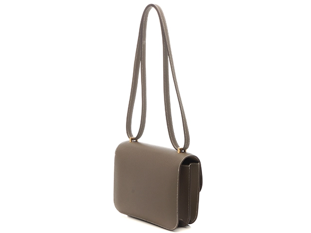 HERMES　エルメス　バッグ　コンスタンス3・ミニ　ミロワール　エトゥープ/GP金具　ヴォー・エプソン　W刻印【431】2143000737250