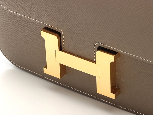 HERMES　エルメス　バッグ　コンスタンス3・ミニ　ミロワール　エトゥープ/GP金具　ヴォー・エプソン　W刻印【431】2143000737250