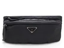 PRADA プラダ ベルトバッグ ウエストバッグ ボディバッグ ナイロン ブラック 1BL011 【204】 の購入なら「質」の大黒屋（公式）