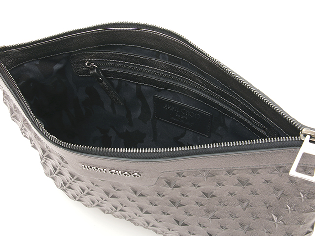 JIMMY CHOO ジミーチュウ スタースタッズ デレク クラッチバッグ JIMMY CHOO ジミーチュウ スタースタッズ デレク クラッチバッグ