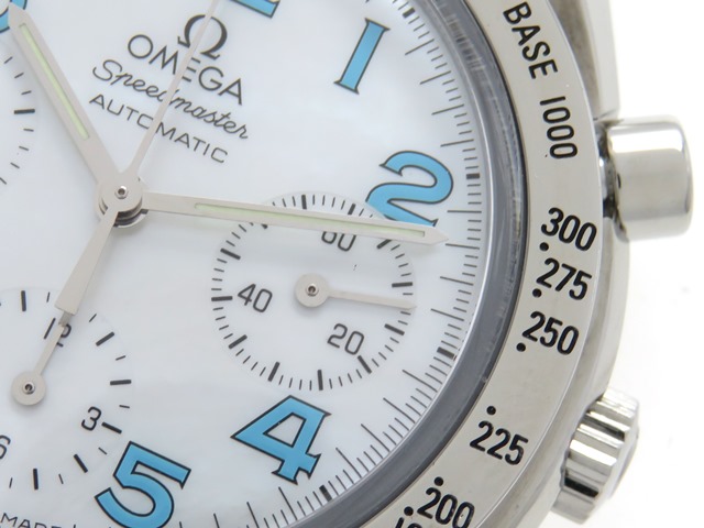 OMEGA　オメガ　スピードマスター　メンズ　男性用腕時計　ステンレス　ホワイトシェル　オートマチック　3534.71　【474】