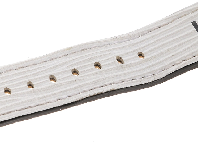 LOUIS VUITTON　ルイ・ヴィトン　タンブール クロノ　ブラウン文字盤　SS/レザー　Q1121　自動巻き　オートマチック　メンズ腕時計【431】