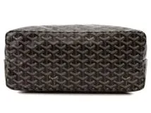 GOYARD ゴヤール バッグ トートバッグ サンルイPM ポーチ付き ブラック/ブラウン PVC 【204】 の購入なら「質」の大黒屋（公式）