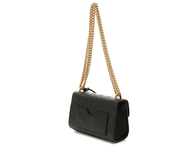 GUCCI グッチ GGパドロックスモールショルダーバッグ ブラック