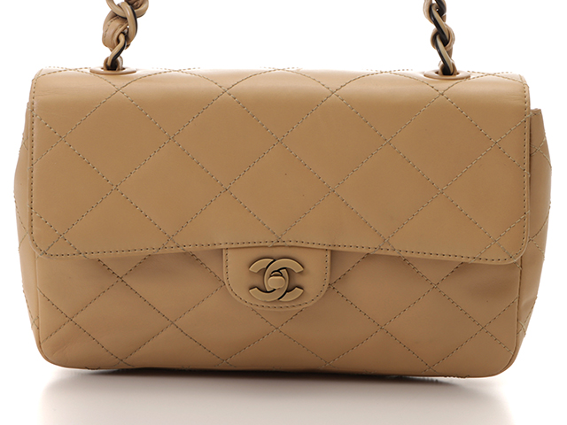 CHANEL シャネル ショルダーバッグ チェーンショルダー ベージュ
