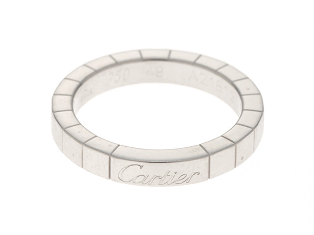 Cartier　カルティエ　ラニエール　リング　指輪　ホワイトゴールド　49号　【437】