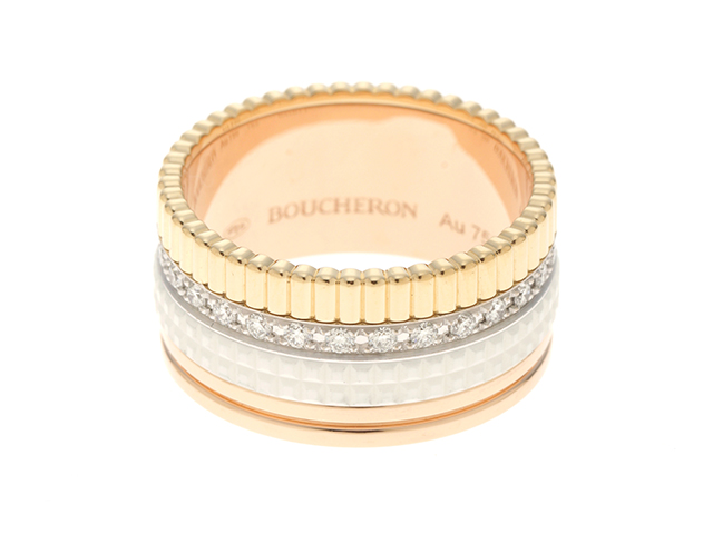 BOUCHERON ブシュロン キャトルリング ラージ 4カラー ダイヤモンド D0