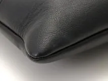 Dior　ディオール　STRIPE POUCHクラッチバッグ　ブラック　カーフ【431】