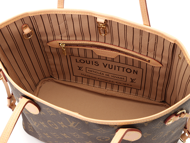 LOUIS VUITTON◇2)ネヴァーフルPM_モノグラム・キャンバス_BRW_