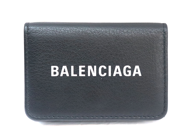 BALENCIAGA バレンシアガ エブリデイ ミニウォレット ブラック レザー 551921 【471】