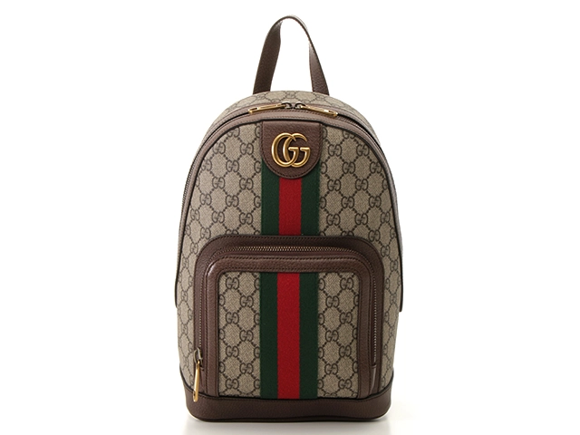 GUCCI グッチ スプリーム スモール バックパック ベージュ ブラウン