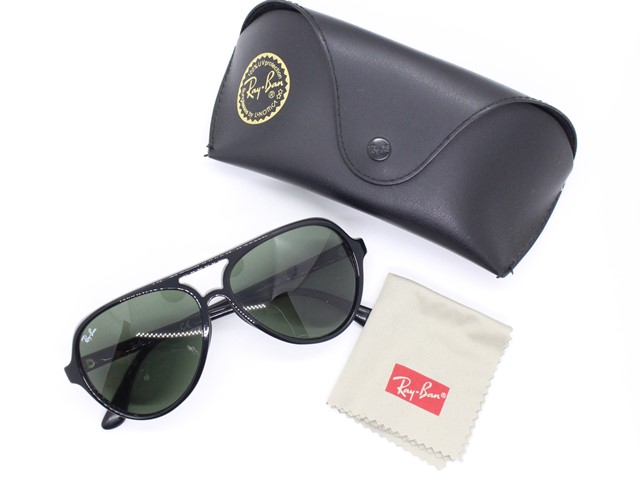 Ray Ban レイバン サングラス アジアンフィット キャッツ5000 ブラック