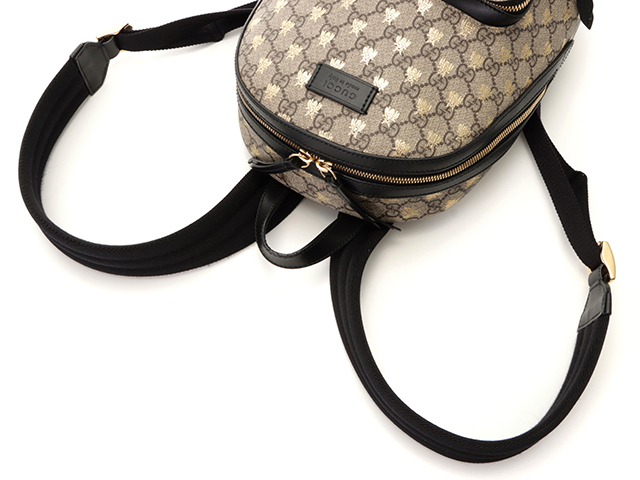GUCCI グッチ GGスプリーム スモールバッグパック ビー（ハチ