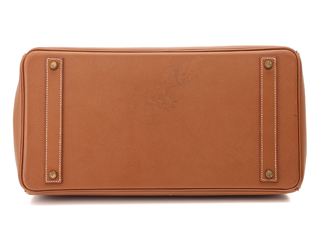HERMES エルメス バーキン40 ゴールド クシュベル ゴールド □A