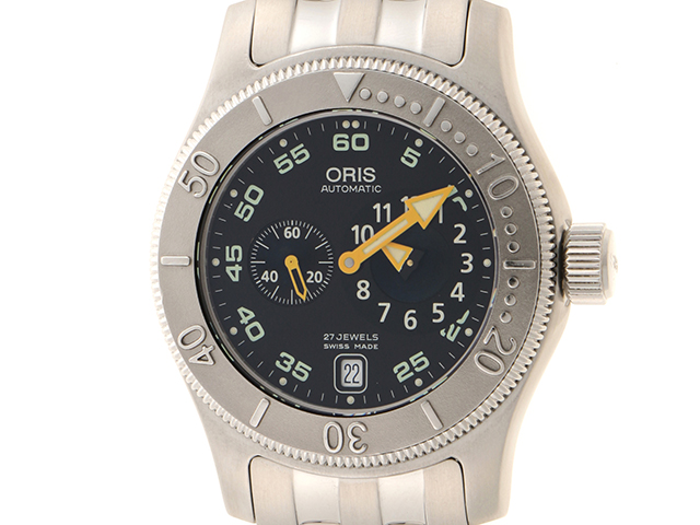 ORIS オリス ビッグ クラウン 7502 ブラック ステンレス メンズ 自動巻