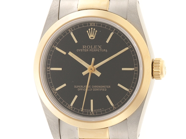 ROLEX ロレックス オイスターパーペチュアル 67483 イエローゴールド×ステンレススチール ボーイズ 自動巻き OH/外装仕上げ済み  （2143100358263）【200】 の購入なら「質」の大黒屋（公式）