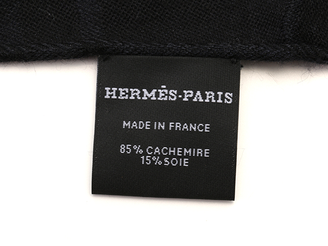HERMES エルメス ニューリブリス ストール ショール カシミヤ/シルク
